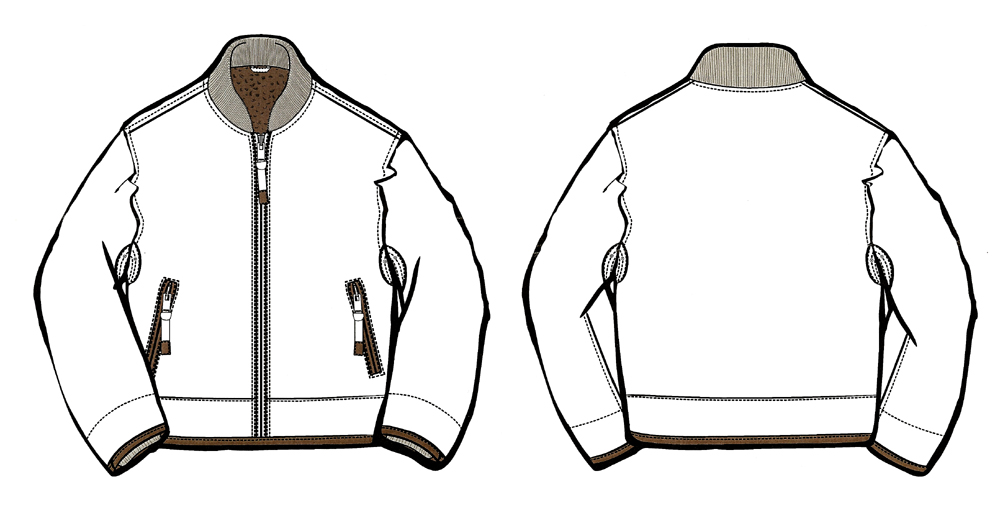 Mens Military-Style Field Jacket 3