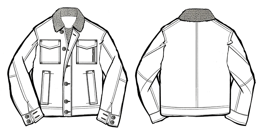 Mens Denim Workman Jacket 1