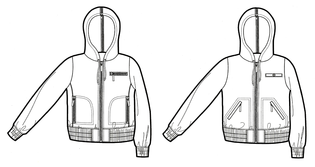 Womens Hooded Jacket 2