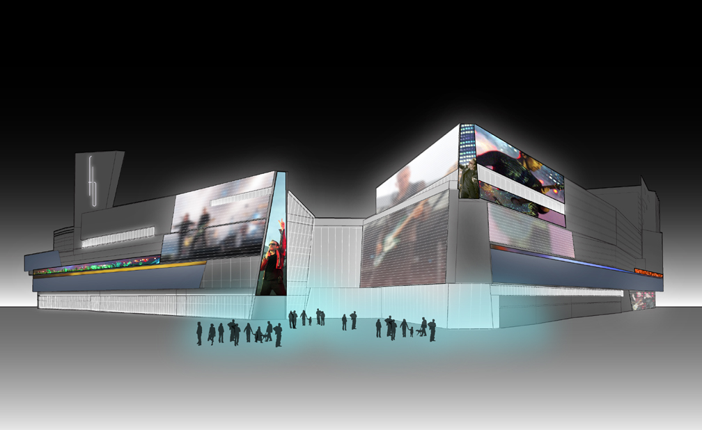 Fontainebleau Exterior LED panels A