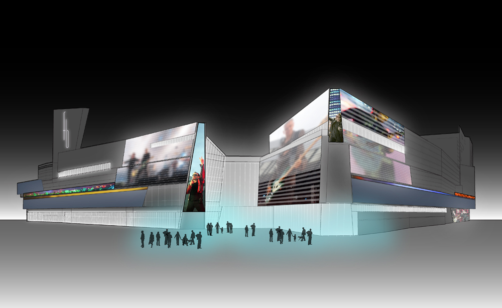 Fontainebleau Exterior LED panels C