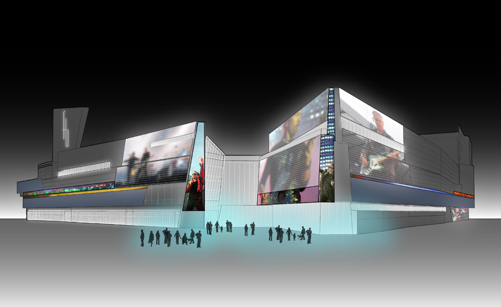 Fontainebleau Exterior LED panels D