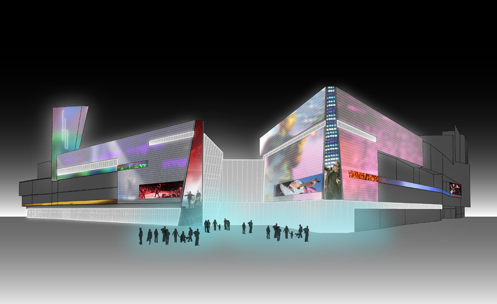 Fontainebleau Exterior LED panels E