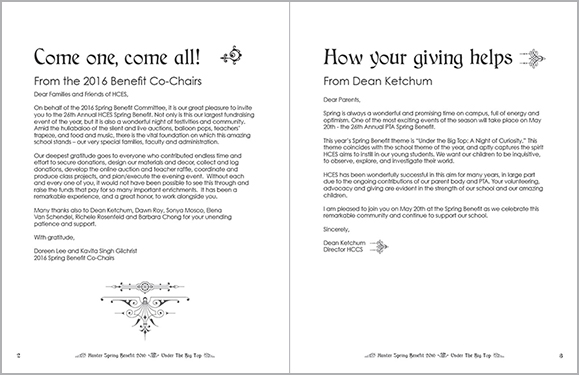 Spring Benefit 2016 Booklet Interior Spread 2