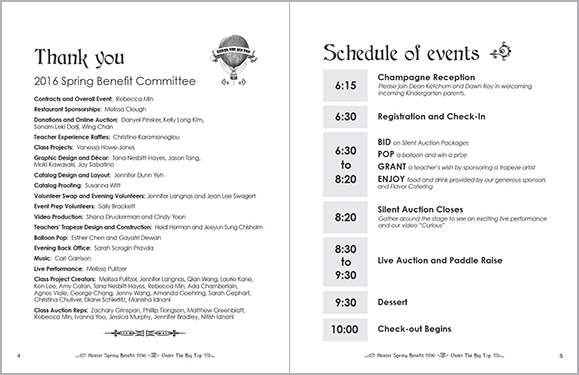 Spring Benefit 2016 Booklet Interior Spread 4