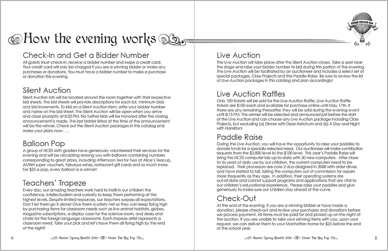 Spring Benefit 2016 Booklet