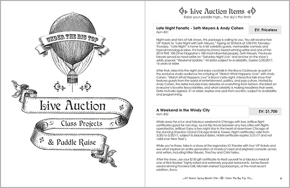 Spring Benefit 2016 Booklet Interior Spread 10