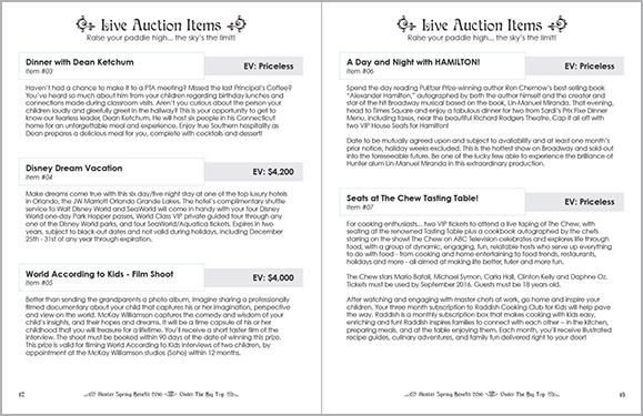 Spring Benefit 2016 Booklet Interior Spread 12