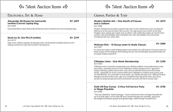 Spring Benefit 2016 Booklet Interior Spread 24