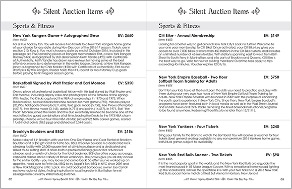 Spring Benefit 2016 Booklet Interior Spread 32