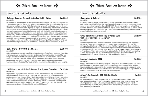 Spring Benefit 2016 Booklet Interior Spread 42