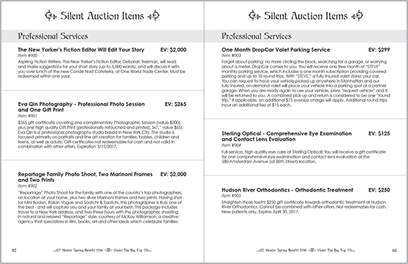 Spring Benefit 2016 Booklet Interior Spread 52