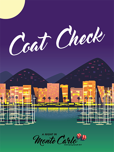 Coat Check Sign Medium