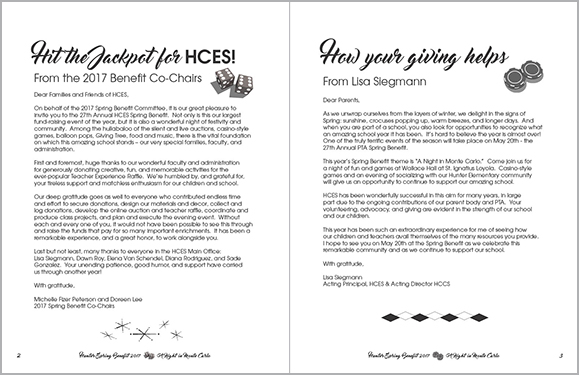 Spring Benefit 2017 Booklet Interior Spread 2