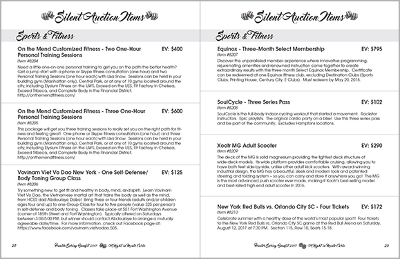 Spring Benefit 2017 Booklet Interior Spread 28