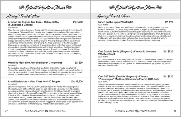 Spring Benefit 2017 Booklet Interior Spread 34