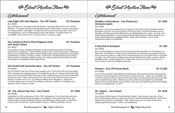 Spring Benefit 2017 Booklet Interior Spread 38