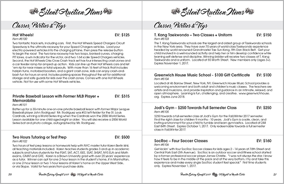 Spring Benefit 2017 Booklet Interior Spread 50