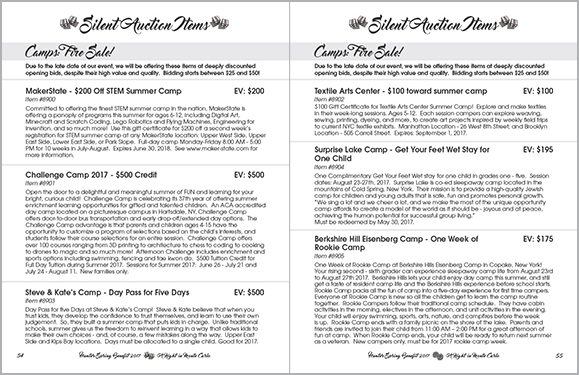 Spring Benefit 2017 Booklet Interior Spread 54