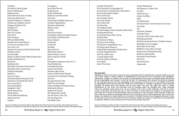 Spring Benefit 2017 Booklet Interior Spread 60