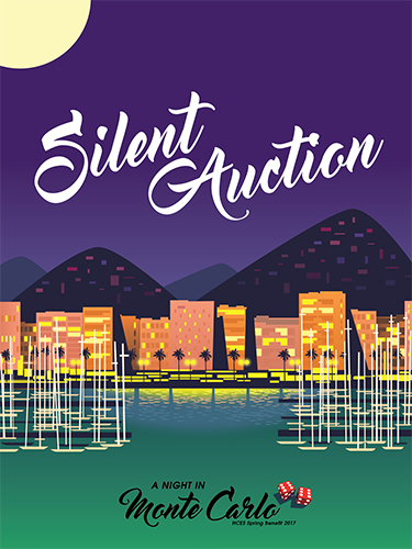 Silent Auction Sign Medium