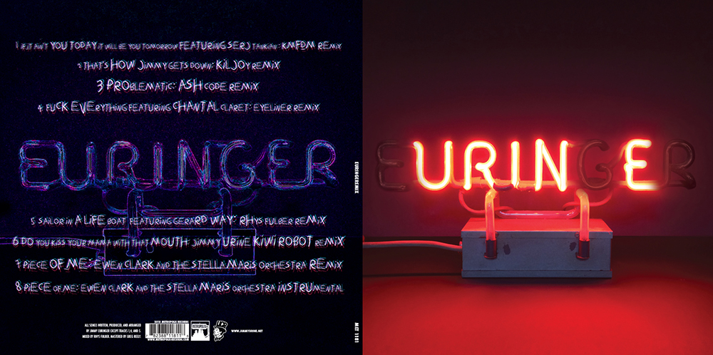 Euringer Remix LP Front and Back