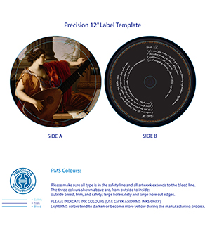 Euringer Remix LP Label Template