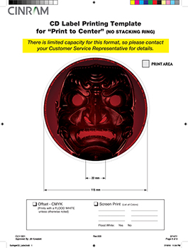 Euringer CD Disc Template