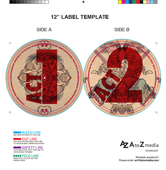 Euringer LP Labels 1 Template