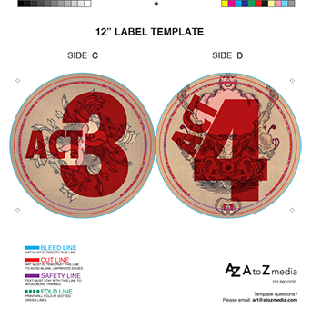Euringer LP Labels 2 Template