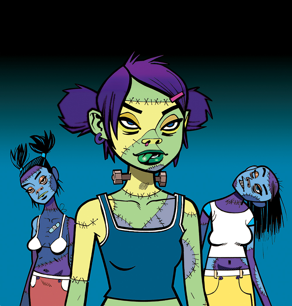 Frankenstein Girls 20th Anniversary Tshirt Source 1