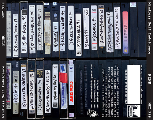 Pink CD Back Cover and Inside Tray