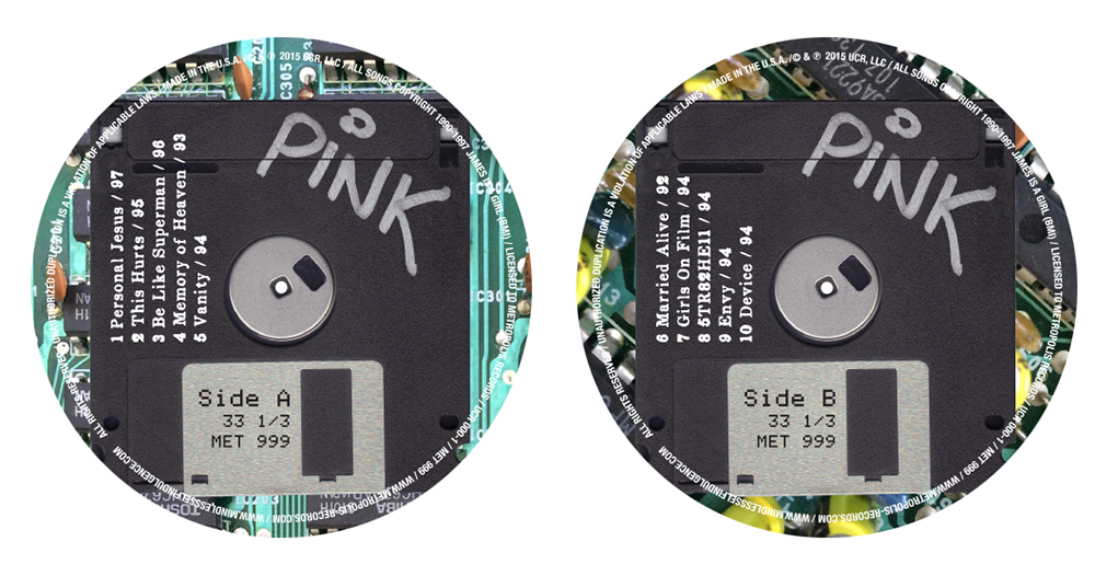 Pink LP Labels