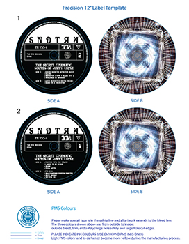 SDTRK LP Labels Template