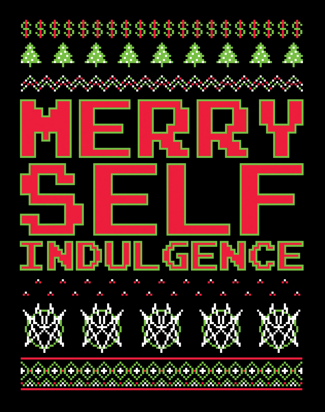 Xmas Sweatshirt Black Graphic