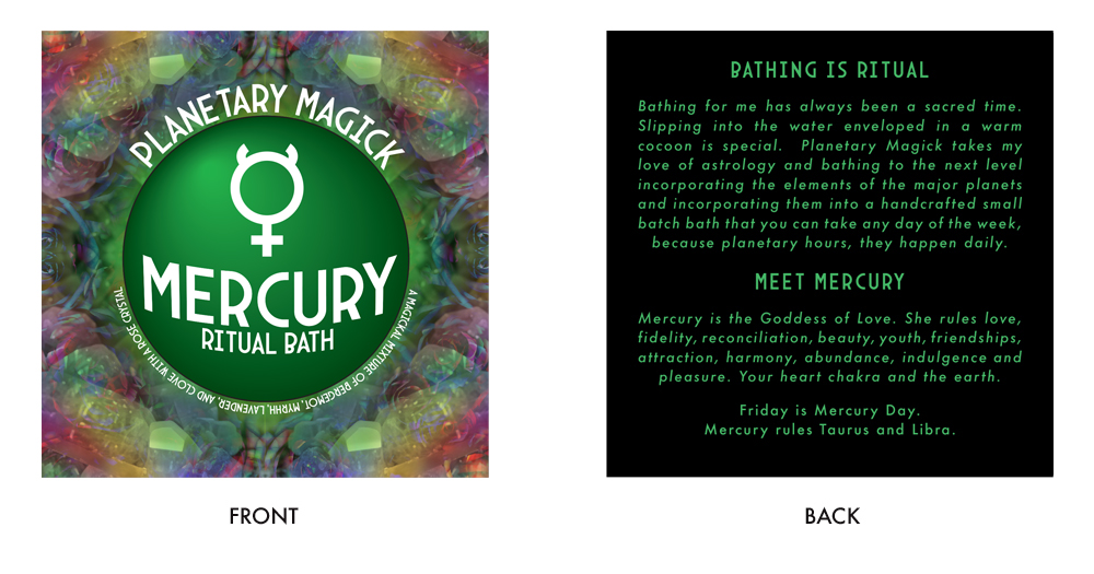 Planetary Magick Raver Floral Crystal Version 1