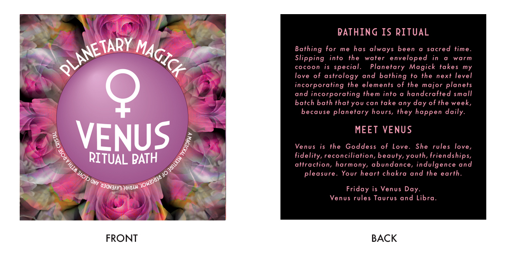 Planetary Magick Raver Floral Crystal Version 2