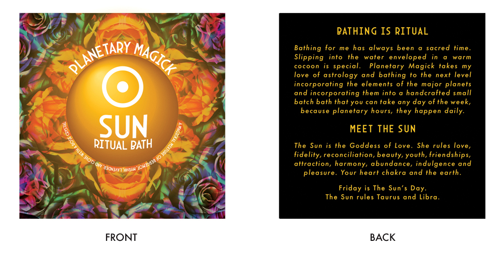 Planetary Magick Raver Floral Crystal Version 3