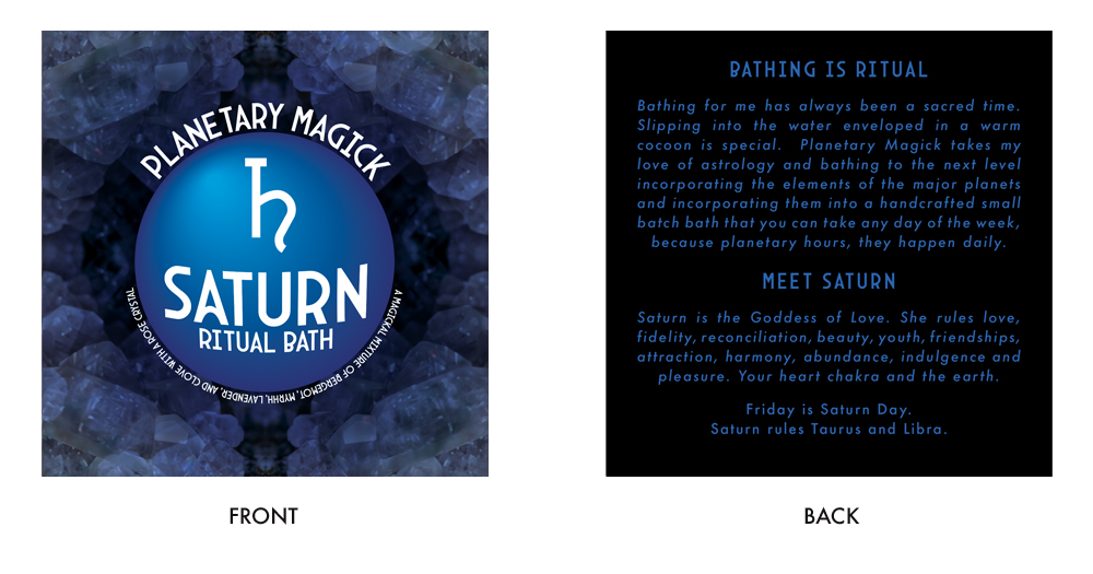 Planetary Magick Raver Floral Crystal Version 4