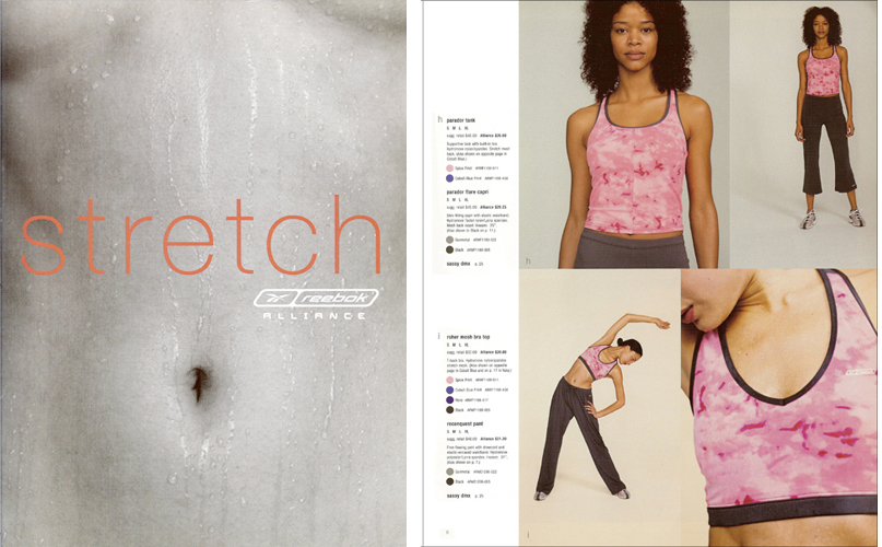 Reebok Stretch Catalog Sample