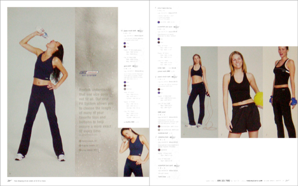 Reebok Stretch Catalog Spread 10