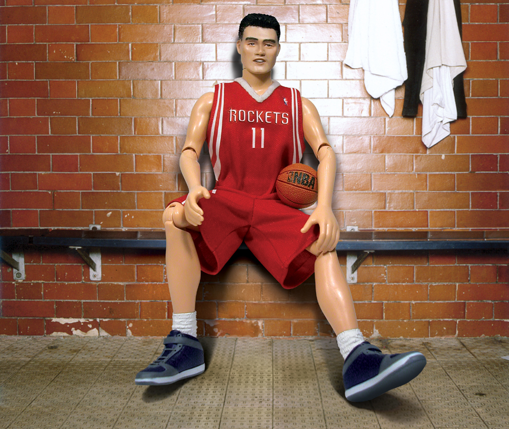 Yao Ming Action Figure Ad