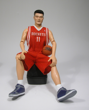 Yao Ming Action Figure Ad Original 1
