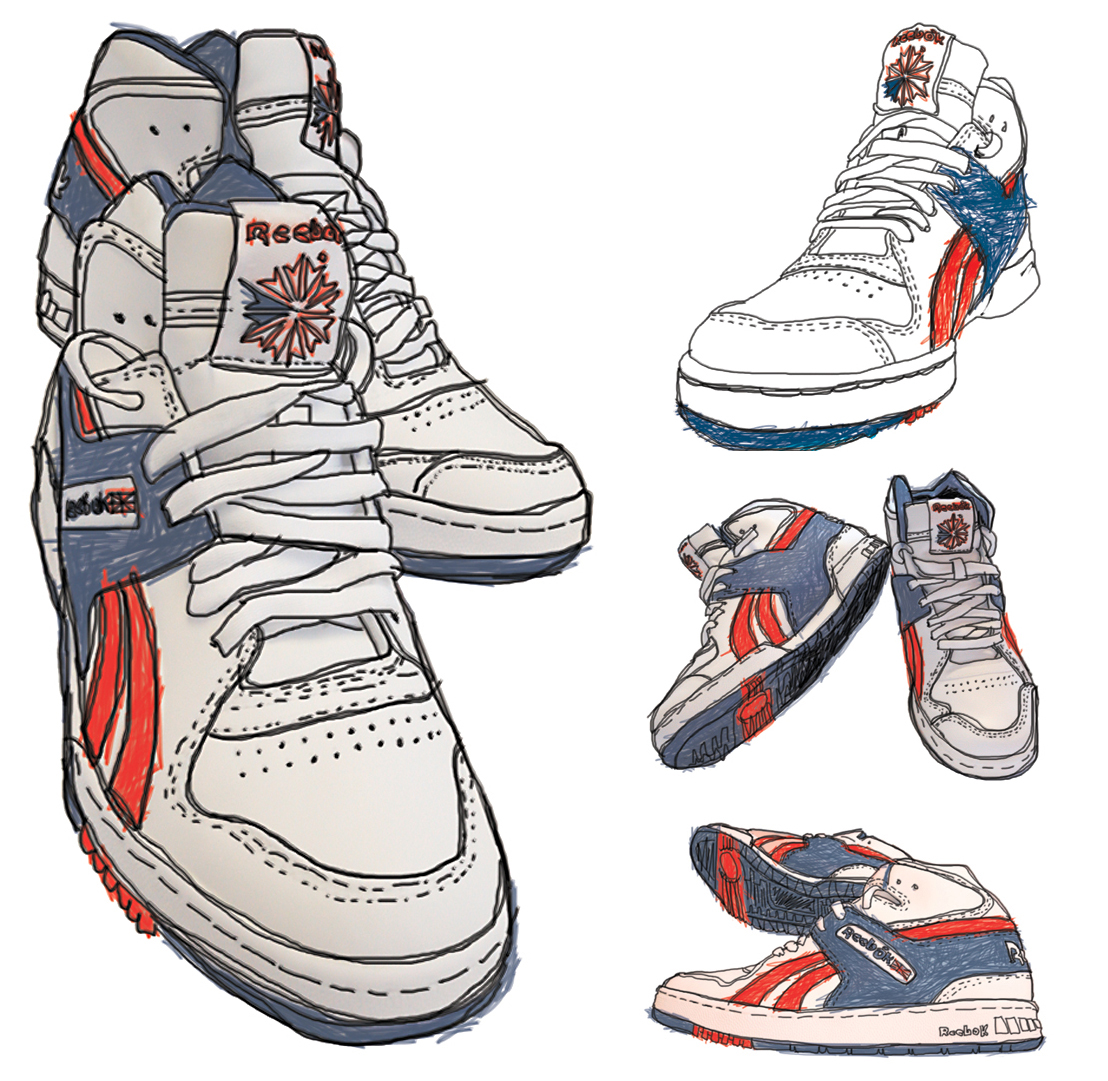 Illustrated Shoe Ads 3