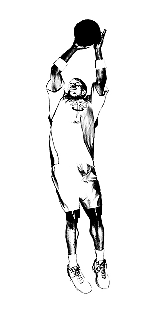 Steve Francis Black and White Ads Original 8