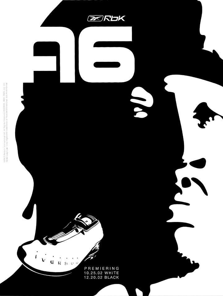 Allen Iverson Black and White Ads 1