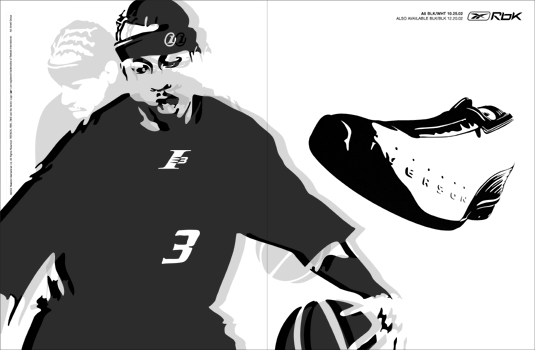 Allen Iverson Black and White Ads 3