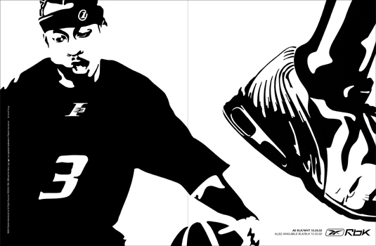 Allen Iverson Black and White Ads 5