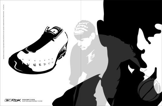 Allen Iverson Black and White Ads 7