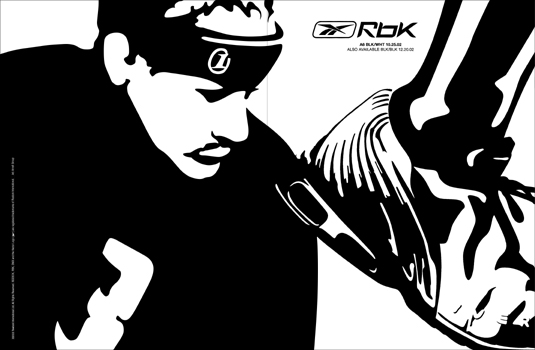 Allen Iverson Black and White Ads 8